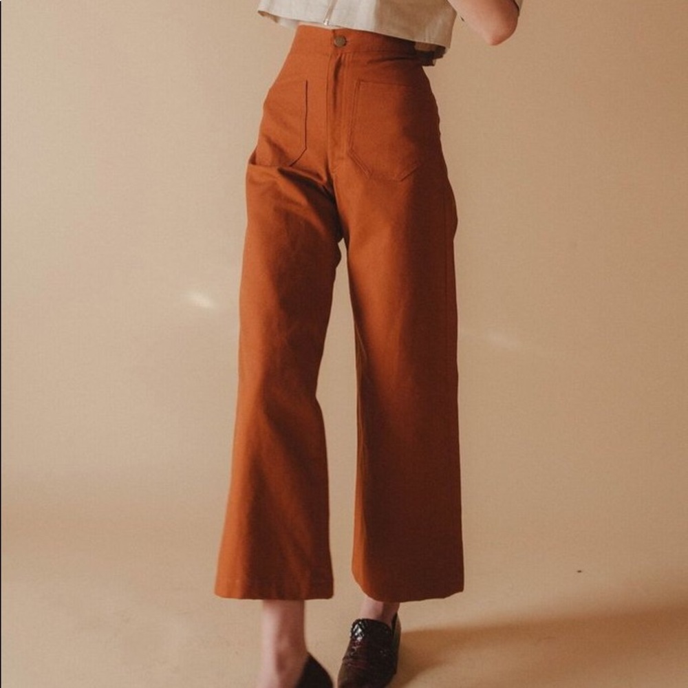 Lykke Wullf Sandi Pant in Rust
